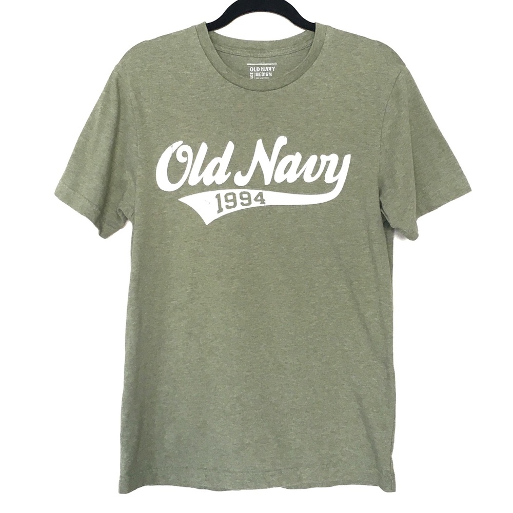 Old Navy Soft Sage Green Short-Sleeved T-shirt, Men's Medium